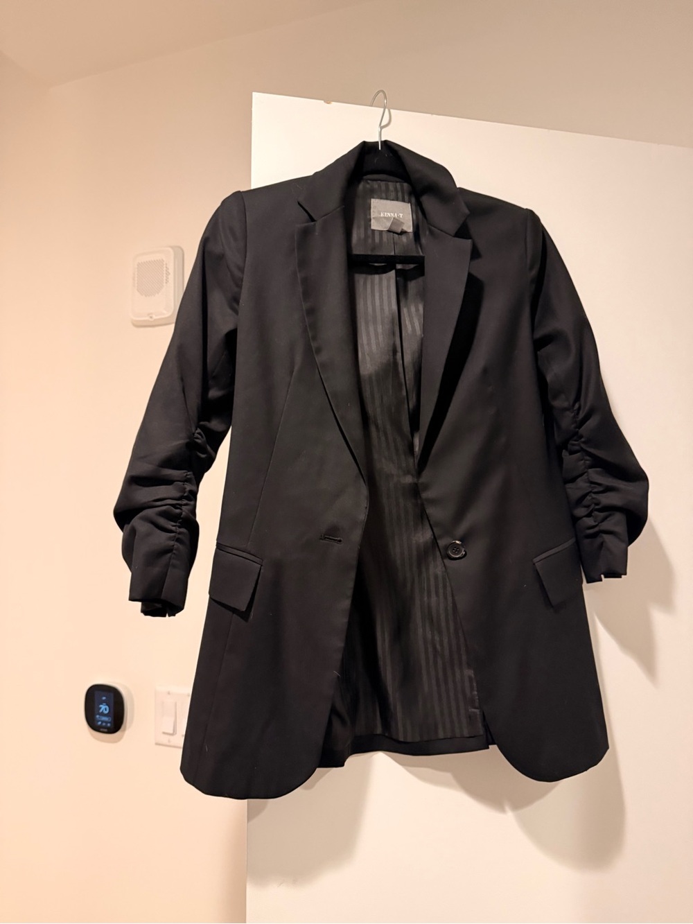 Black Women's Tailored Blazer Jacket